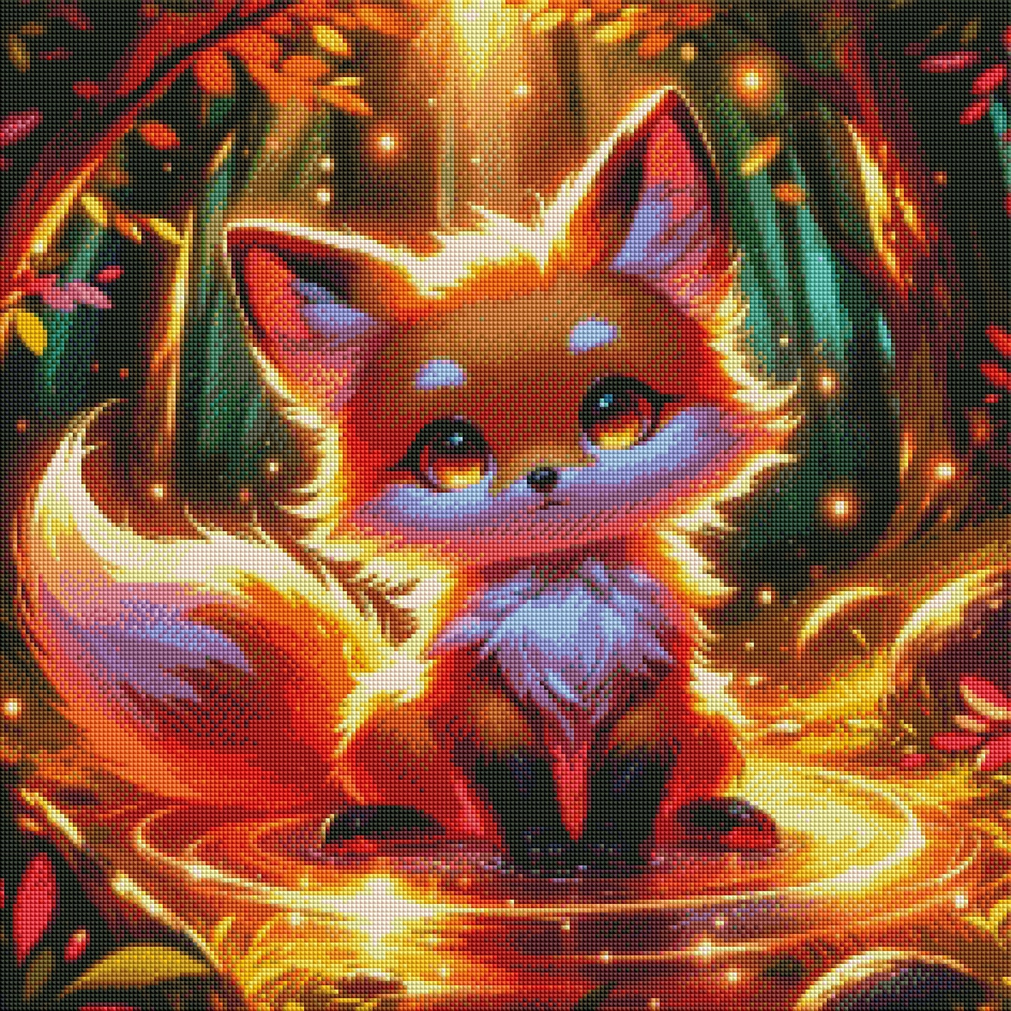 Fuchs im Herbstlicht