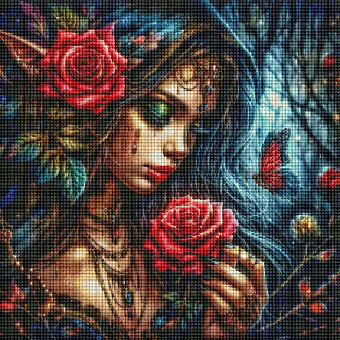 Dark Fairy Rose