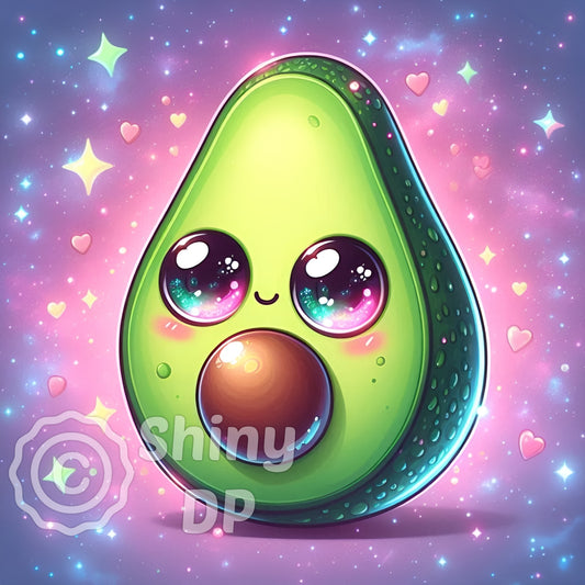 Cover Minder (Magnet) Cute Avocado