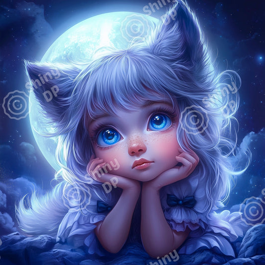 Cover Minder (Magnet) Wolfsmädchen
